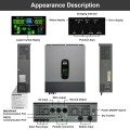 Гибридный инвертор DATOUBOSS 11000 Вт 48 В, с чистой синусоидой, система защиты BMS, с MPPT 150 А