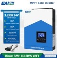 Гібридний інвертор сонячний EASUN 3.2kW 24V ISolar-SMH-II-3.2KW-24V (3200VA/3200W, Max CH 100A, AC 60) Wi-Fi