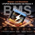 Аккумулятор MFUZOP 24V 100Ah LiFePO4 2560Wh с глубоким циклом зарядки/разрядки BMS 100A