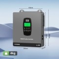 Гибридный инвертор DATOUBOSS 1800 Вт 12 В, с чистой синусоидой, система защиты BMS, с MPPT 150 А для 12 В батарей