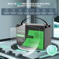 Акумулятор DATOUBOSS 12V 100Ah LiFePO4 с BMS 100A с глубоким циклом зарядки/разрядки