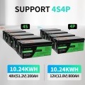 Акумулятор DATOUBOSS 12V 200Ah LiFePO4 с BMS 200A с глубоким циклом зарядки/разрядки
