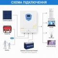 Гибридный инвертор Daxtromn JGH-6.2KW, 48 В, 120 А, 6200 Вт (безперебійник, UPS, ДБЖ)