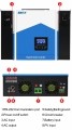 Гибридный инвертор EASUN 2.2kW 12V ISolar-SMH-II-2.2KW (2200VA/1800W, Max CH 80A, AC 60) Wi-Fi