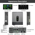 11 кВт LiFePO4 Комплект резервного питания с Wi-Fi инвертором DATOUBOSS 11000 Вт 48 В, с чистой синусоидой, система защиты BMS, с MPPT 150 А. Портативный блок питания DATOUBOSS LFP48-314-FSD 48V 314Ah с Li
