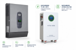 11 кВт LiFePO4 Комплект резервного питания с Wi-Fi инвертором DATOUBOSS 11000 Вт 48 В, с чистой синусоидой, система защиты BMS, с MPPT 150 А. Портативный блок питания DATOUBOSS LFP48-314-FSD 48V 314Ah с Li