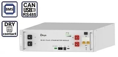 Акумулятор Deye SE-G5.1 Pro-B LiFePO4 LV 51.2v 100AH 5.12kWh