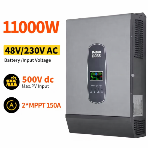 Гибридный инвертор DATOUBOSS 11000 Вт 48 В, с чистой синусоидой, система защиты BMS, с MPPT 150 А
