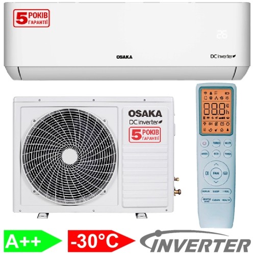 Кондиционер сплит-система OSAKA AURA DC INVERTER STA-24HW Wi-Fi