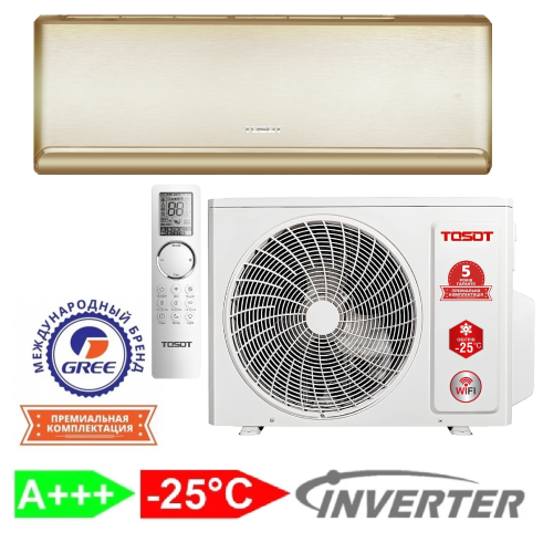Кондиционер сплит-система TOSOT Naomi Golden Noble GD-18RG