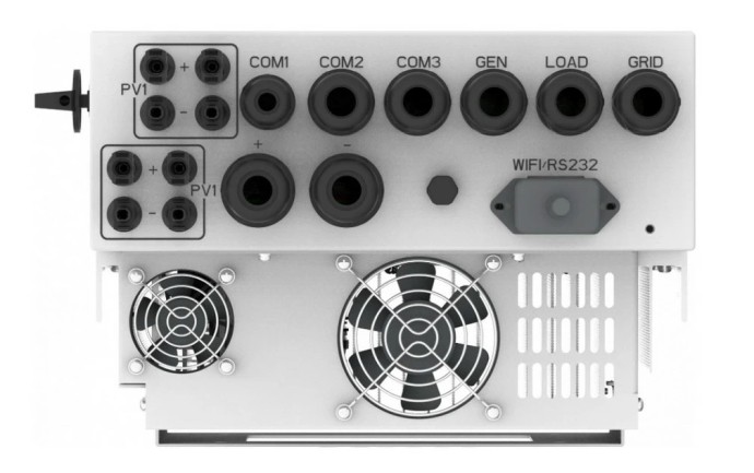 Гібридний інвертор Deye SUN-6K-SG05LP1-EU, LV (6kW, 48V, 1Ph, 2-MPPT) Wi-Fi