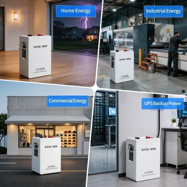 Портативный блок питания DATOUBOSS 24V 314Ah, 8kWh з LiFePO4 та системою BMS 150A