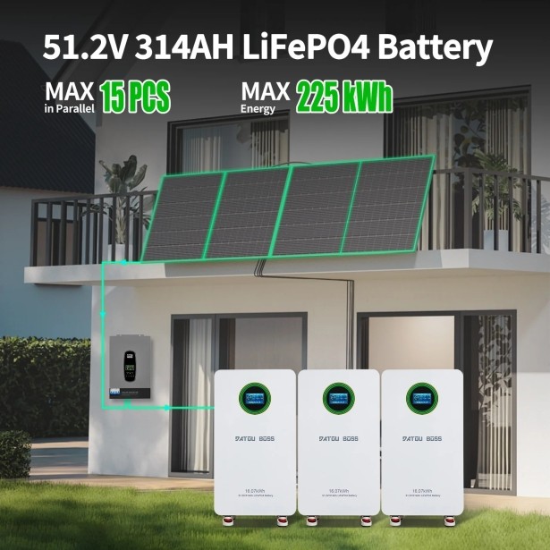 Портативный блок питания DATOUBOSS LFP48-314-FSD 48V 314Ah з LiFePO4 та системою BMS 200A