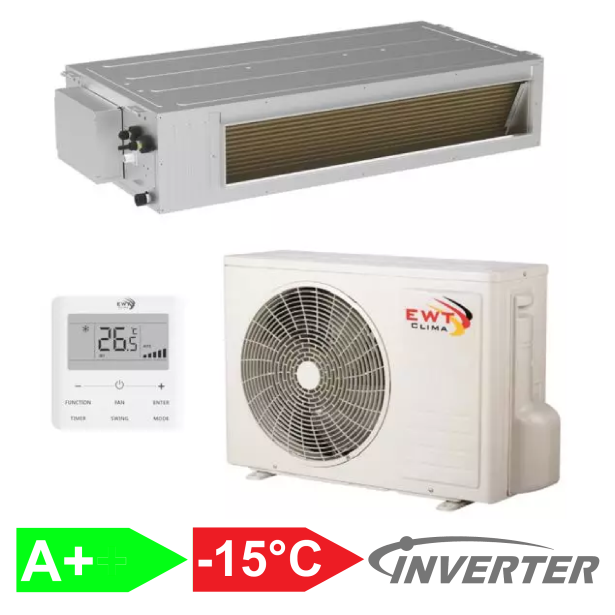 Канальный кондиционер EWT Clima INVERTER R32 B48GAHI-N8/EOU-480GAHI3-N8