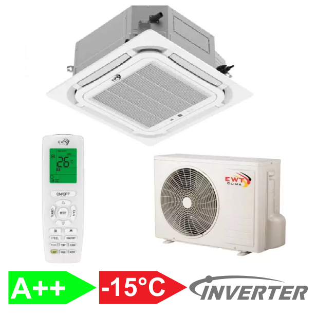 Кассетный кондиционер EWT Clima INVERTER R32 T24GAHI-N8/EOU-240GAHI-N8