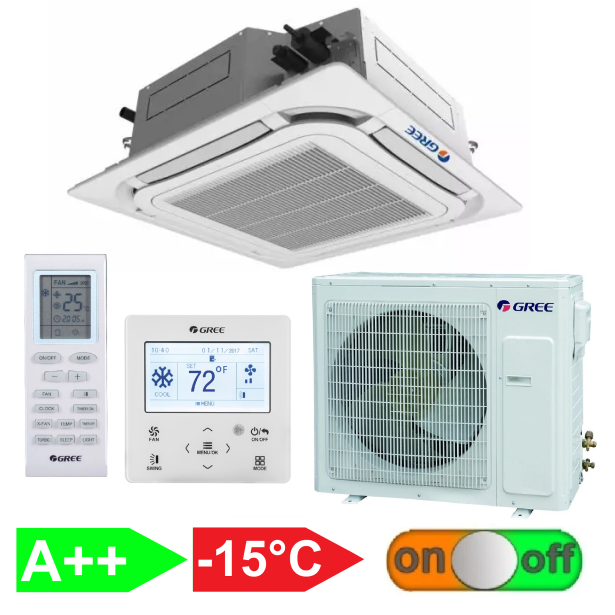 Кассетный кондиционер Gree U-MATCH GU100T/A1-K/GU100W/A1-M
