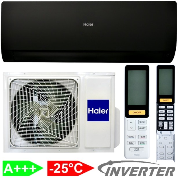 Кондиционер сплит-система Haier Flexis Matt Black Inverter WI-FI AS25FL-B/1U25MEHFRA-1
