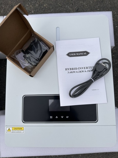 Гибридный инвертор Daxtromn AGH-6.2KW, 48 В, 120 А, 6200 Вт (безперебійник, UPS, ДБЖ)