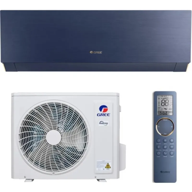 Кондиционер сплит-система Gree Clivia Inverter GWH24AUDXF-K6DNA1A Blue