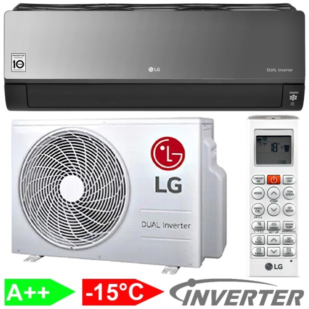 Кондиционер сплит-система LG Artcool Mirror AC12BK
