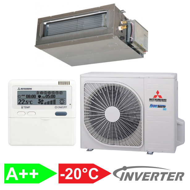 Канальний кондиціонер Mitsubishi Heavy Hyper Inverter FDUM60VH/SRC60ZSX-W1