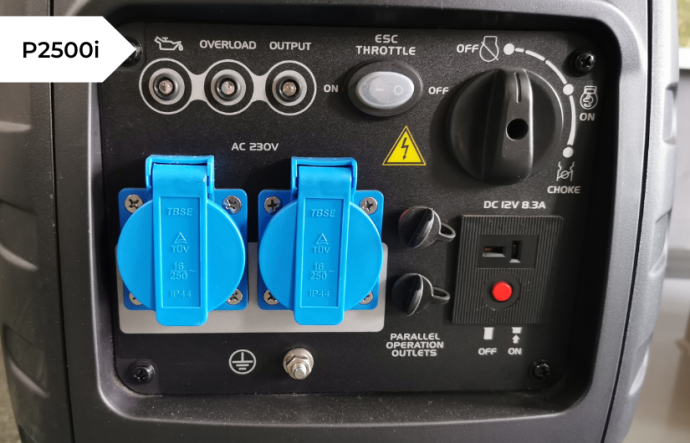 Инверторный бензиновый генератор Atlas Copco P2500i