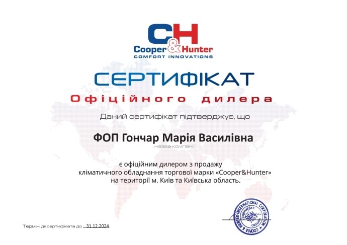Кондиционер сплит-система Cooper&Hunter Daytona CH-S09FTXD2-SC
